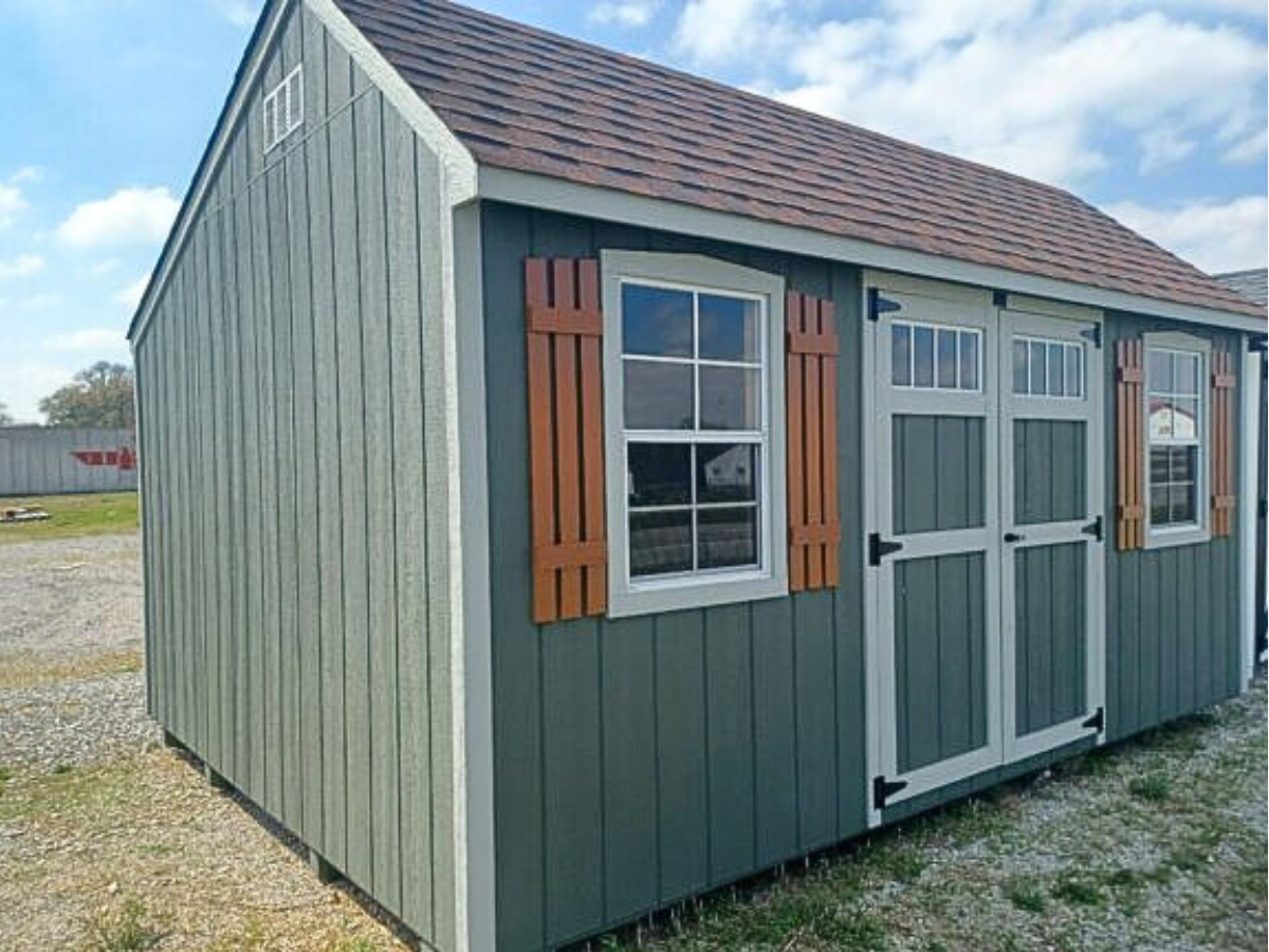 12 x16 quaker style sheds from overholt and sons in TN and KY