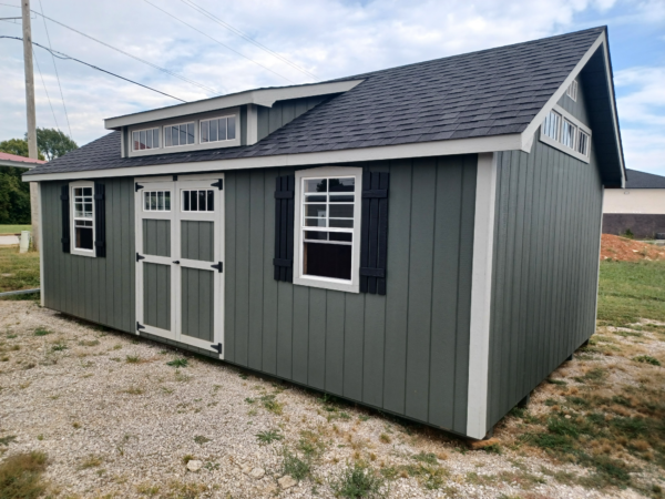 14x24 prefab lancaster shed from overholt and sons