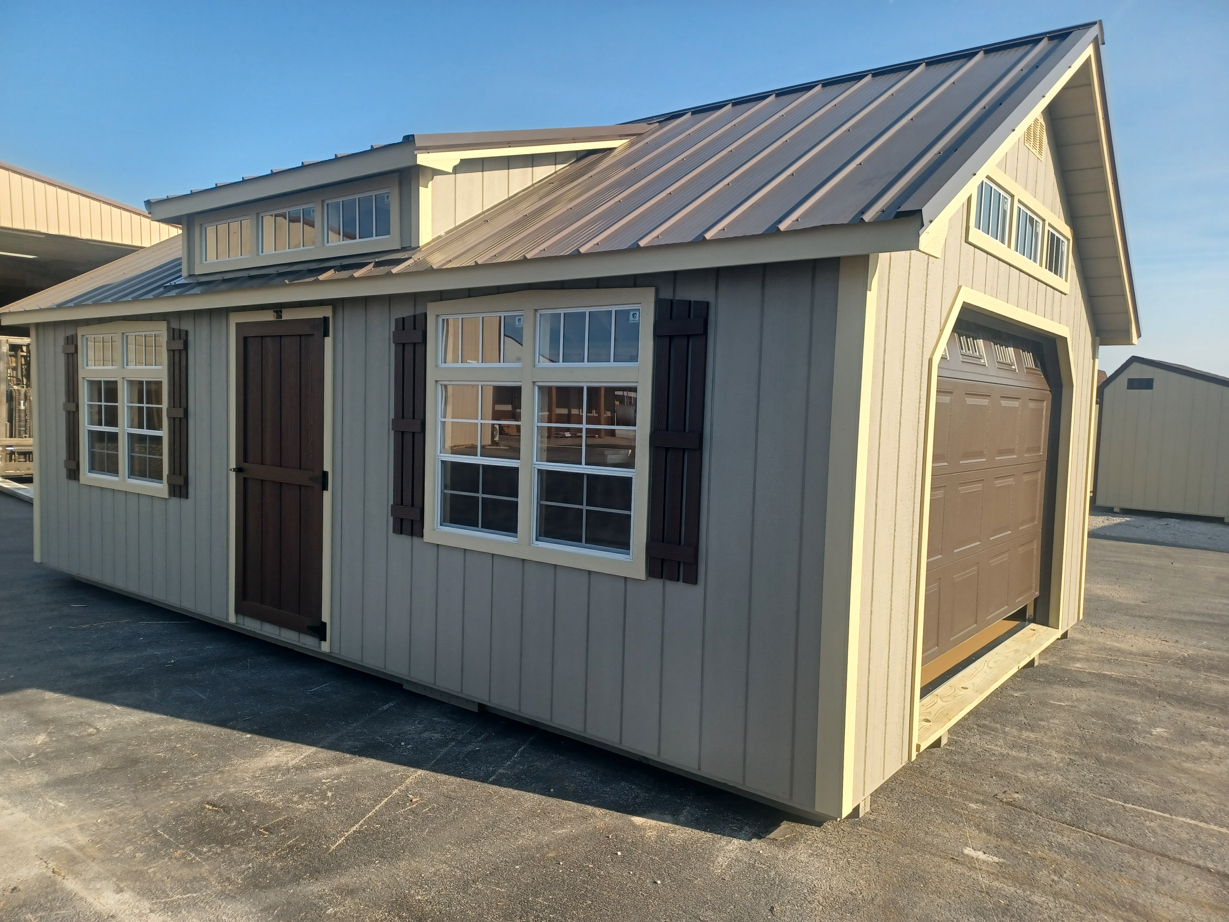 16x28 lancaster prefab sheds in ky and tn