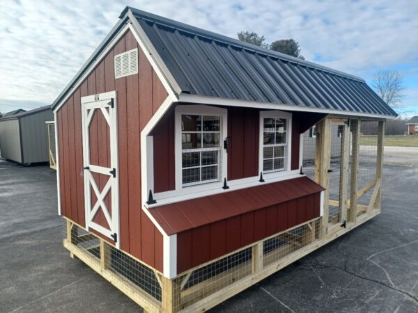 8x8 Quaker Coop w/Run