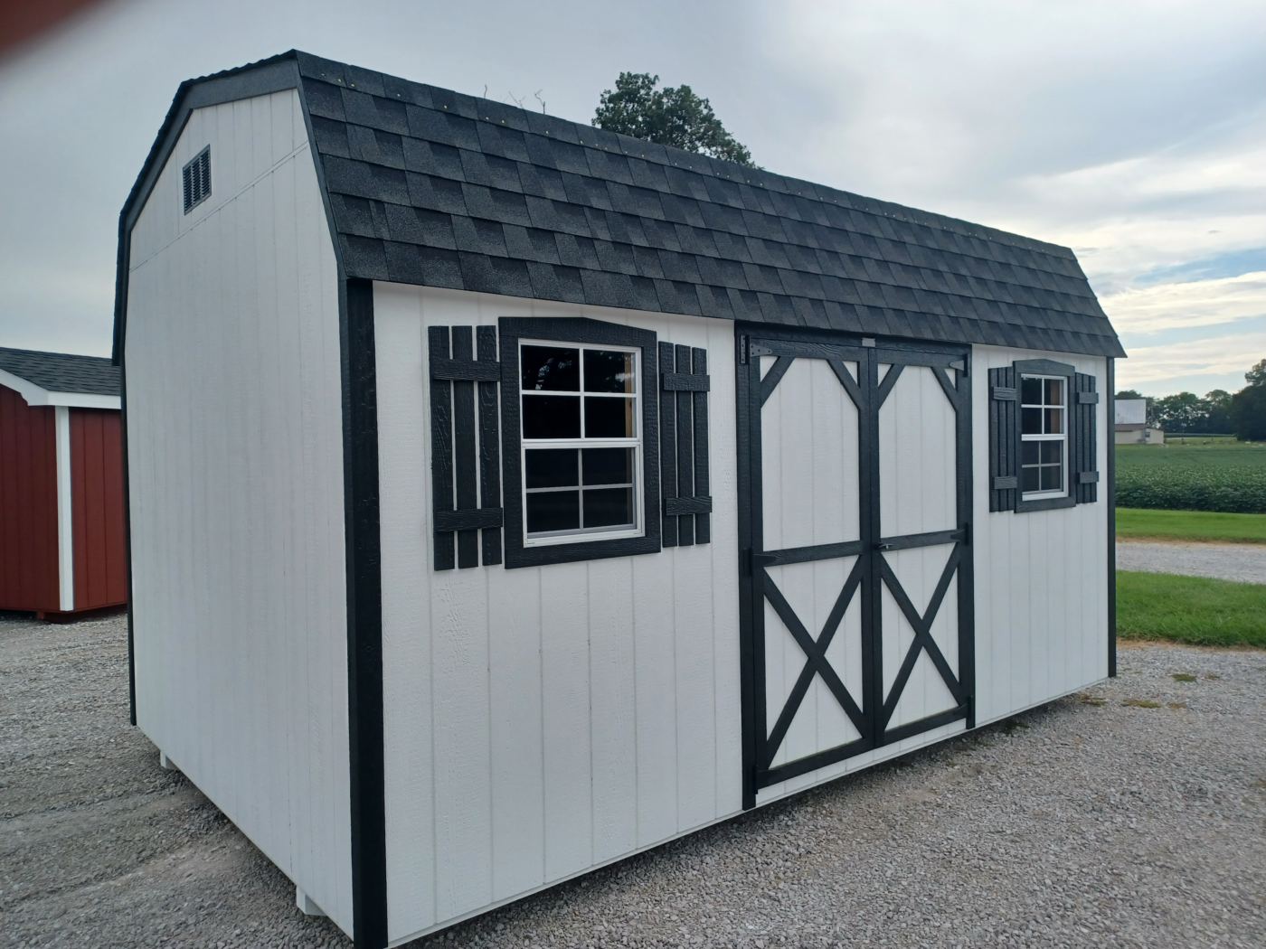 8x16 deluxe barn shed in southwastern va