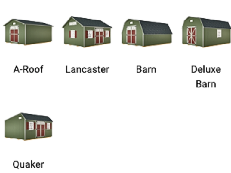 Choose your shed style of your outdoor portable office shed