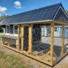 8x8 with 8' roof over run Quaker coop