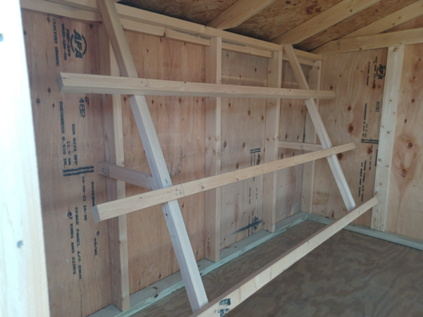 8x8 with 8' roof over run Quaker coop