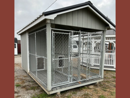 8x14 Dog Kennel, Double