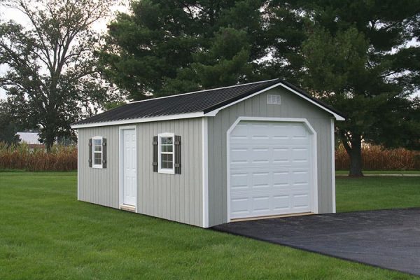 a roof garage shed