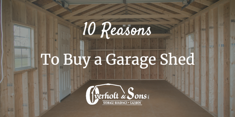 ten reasons to buy a garage shed in ky 1