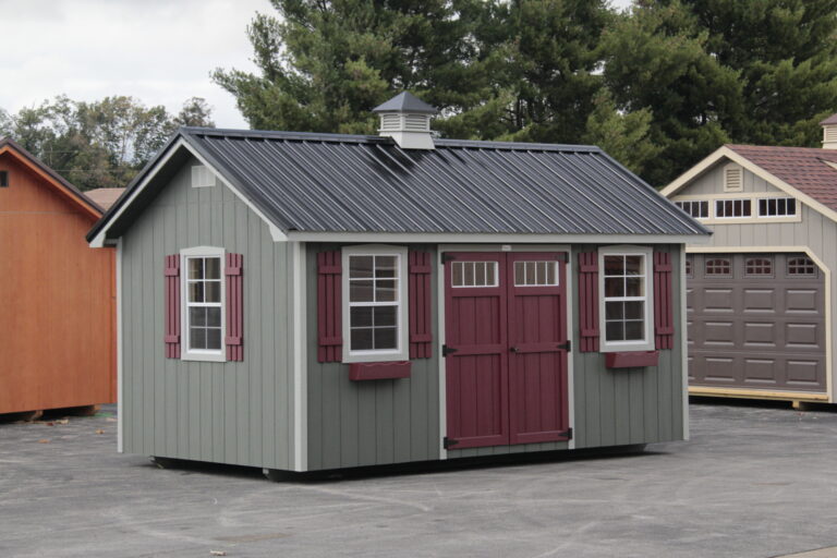 custom built shed to stay cool in the summer