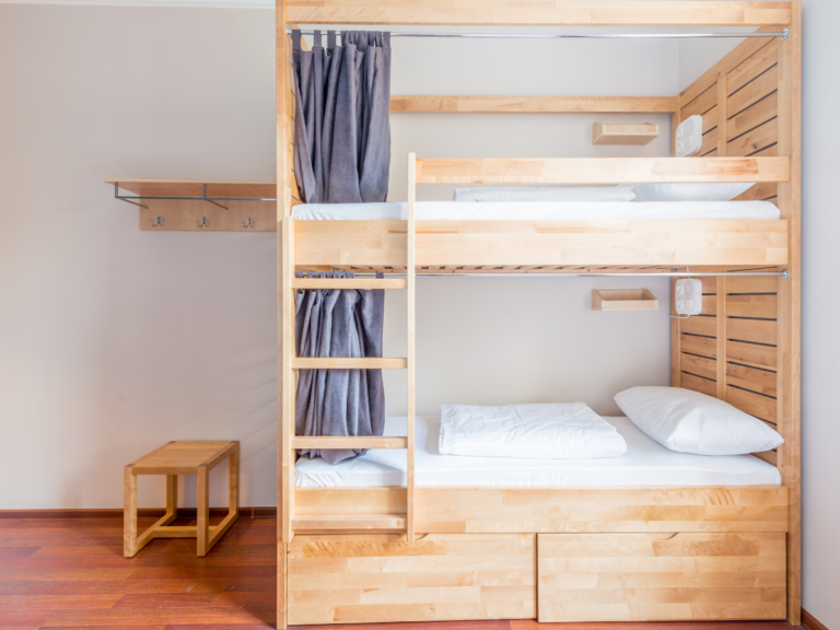 bunk bed idea for pre built cabin