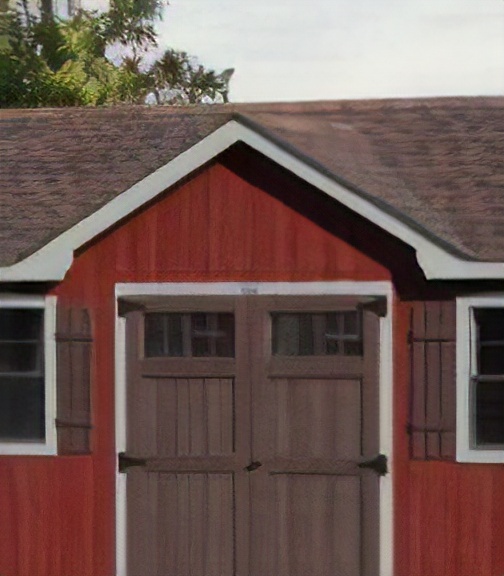 kentucky storage shed with gabled dormer
