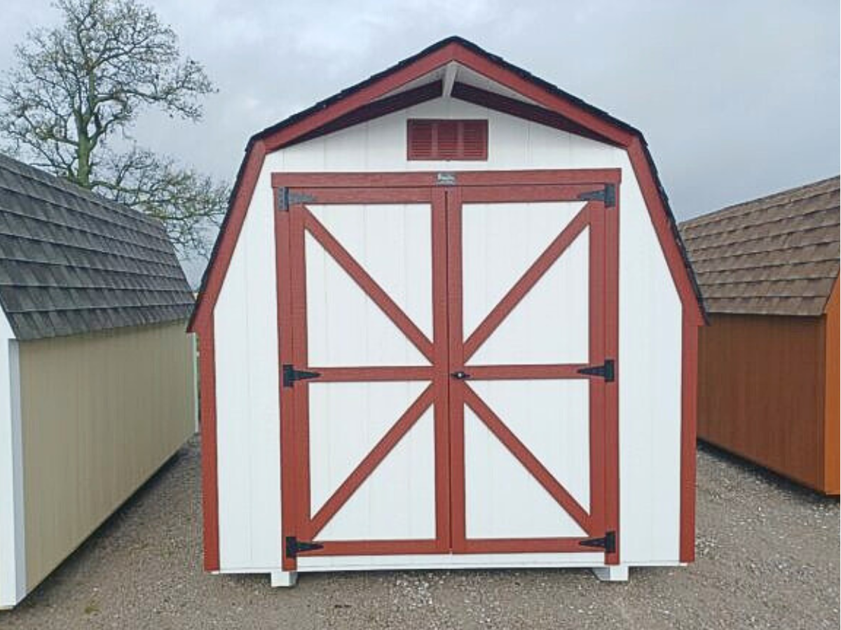 regular 8x14 barn sheds on a lot in KY