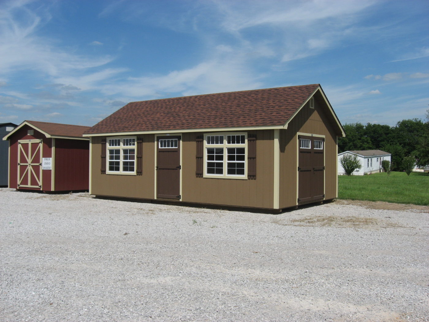 lancaster outdoor shed